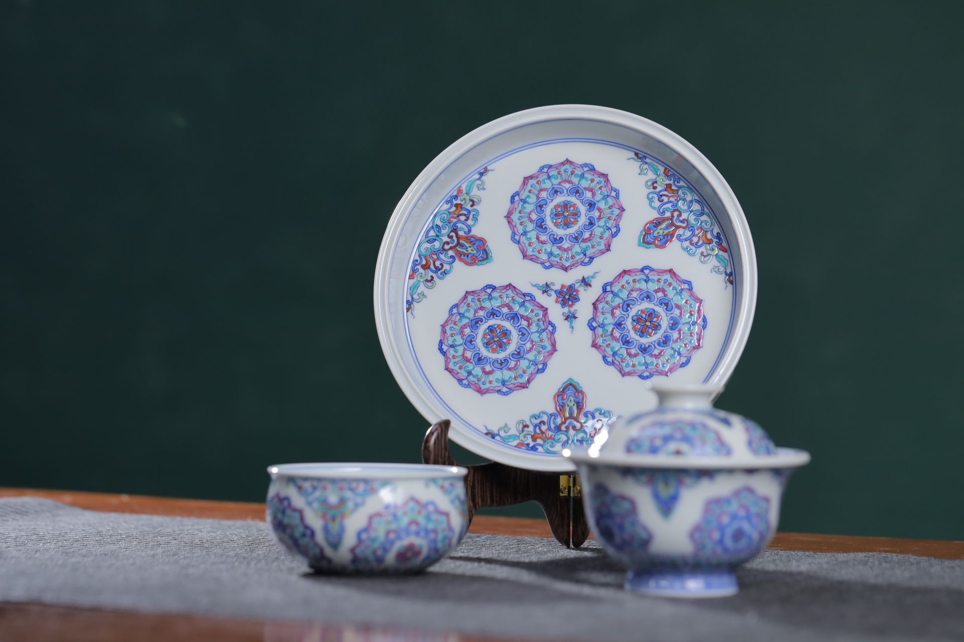 空山明月——新斗彩窑口(图3)