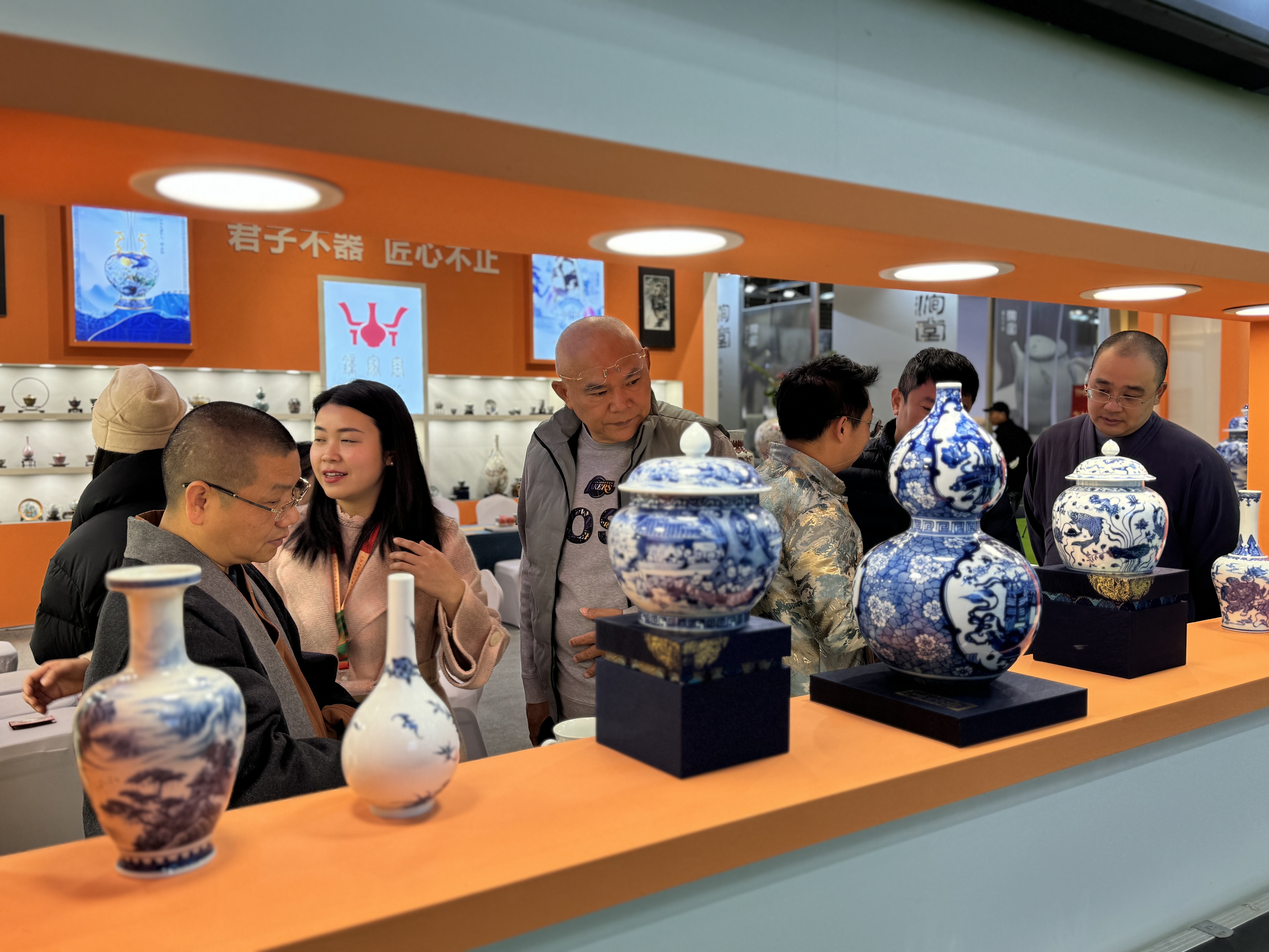 钟家窑参展2024年第二十四届上海国际茶业交易博览会——展示国风茶器与茶文化的完美结合(图3)