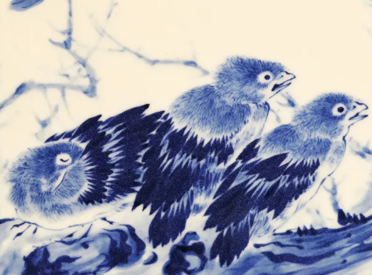 小桥窑|十大经典之枯木寒雀系列:八十年窑火里的春信(图1) 小桥窑|十大经典之枯木寒雀系列:八十年窑火里的春信(图1)