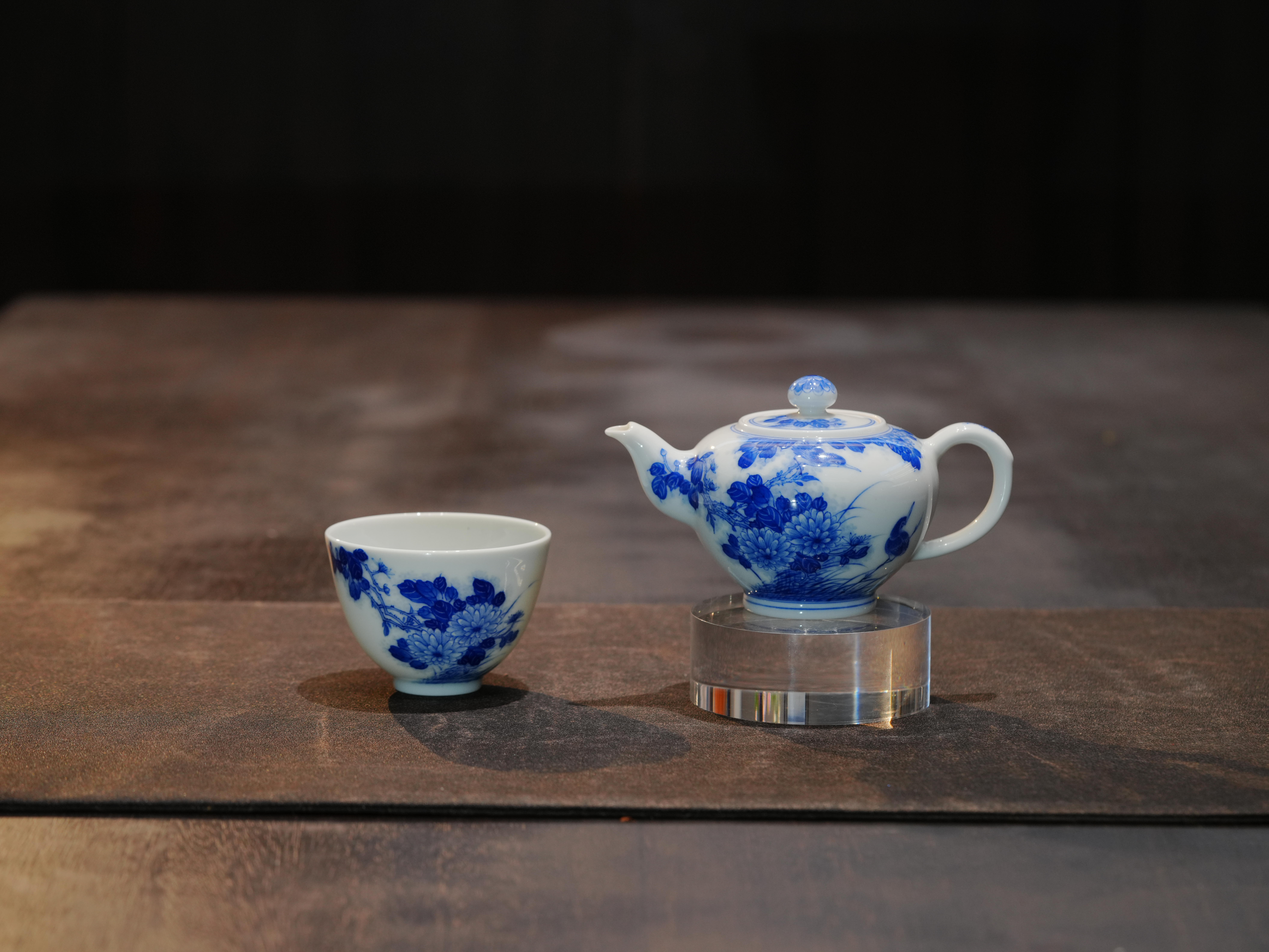 小桥窑｜十大经典之丛菊双翠系列：一丛菊，两翠羽(图2)