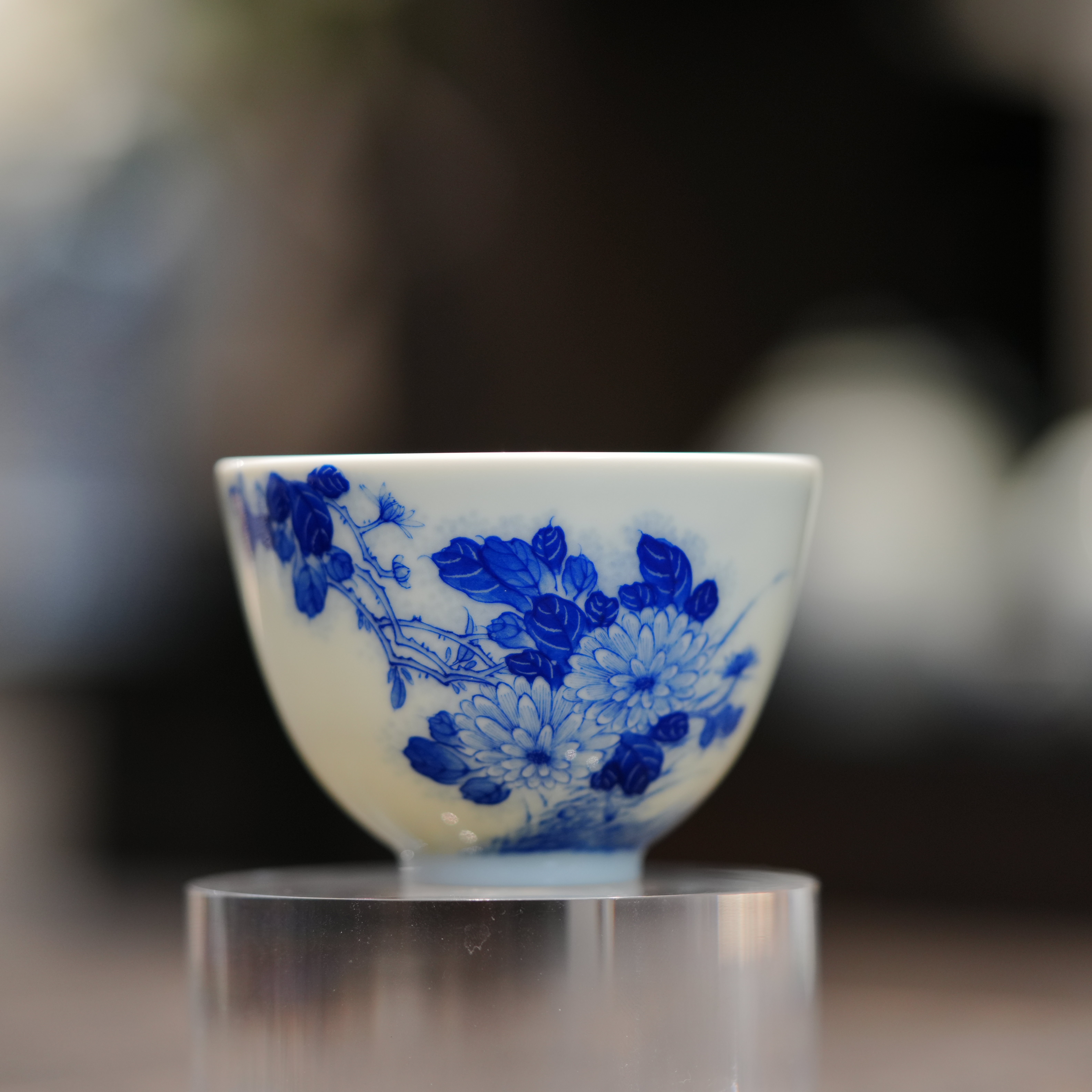 小桥窑｜十大经典之丛菊双翠系列：一丛菊，两翠羽(图4)