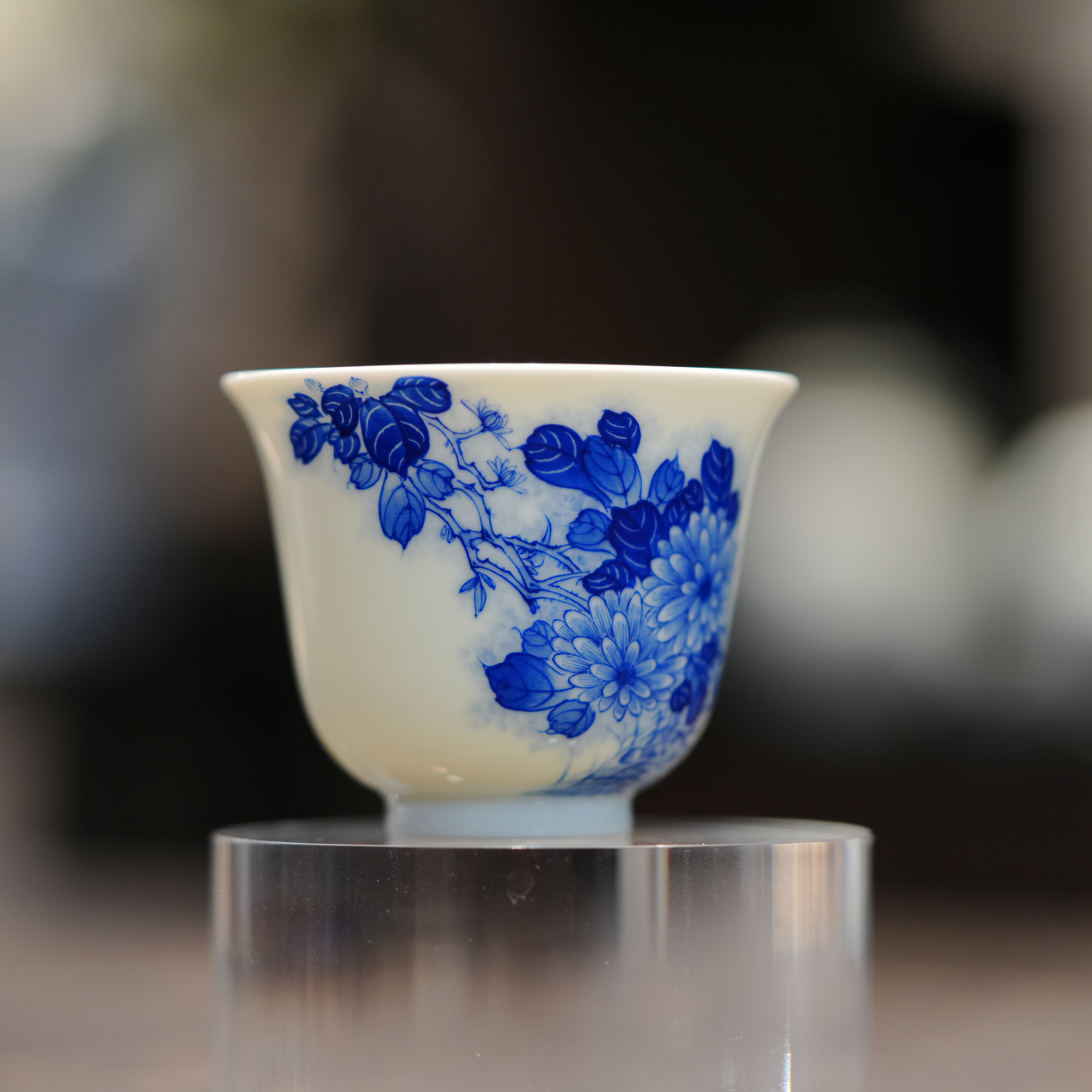 小桥窑｜十大经典之丛菊双翠系列：一丛菊，两翠羽(图3)