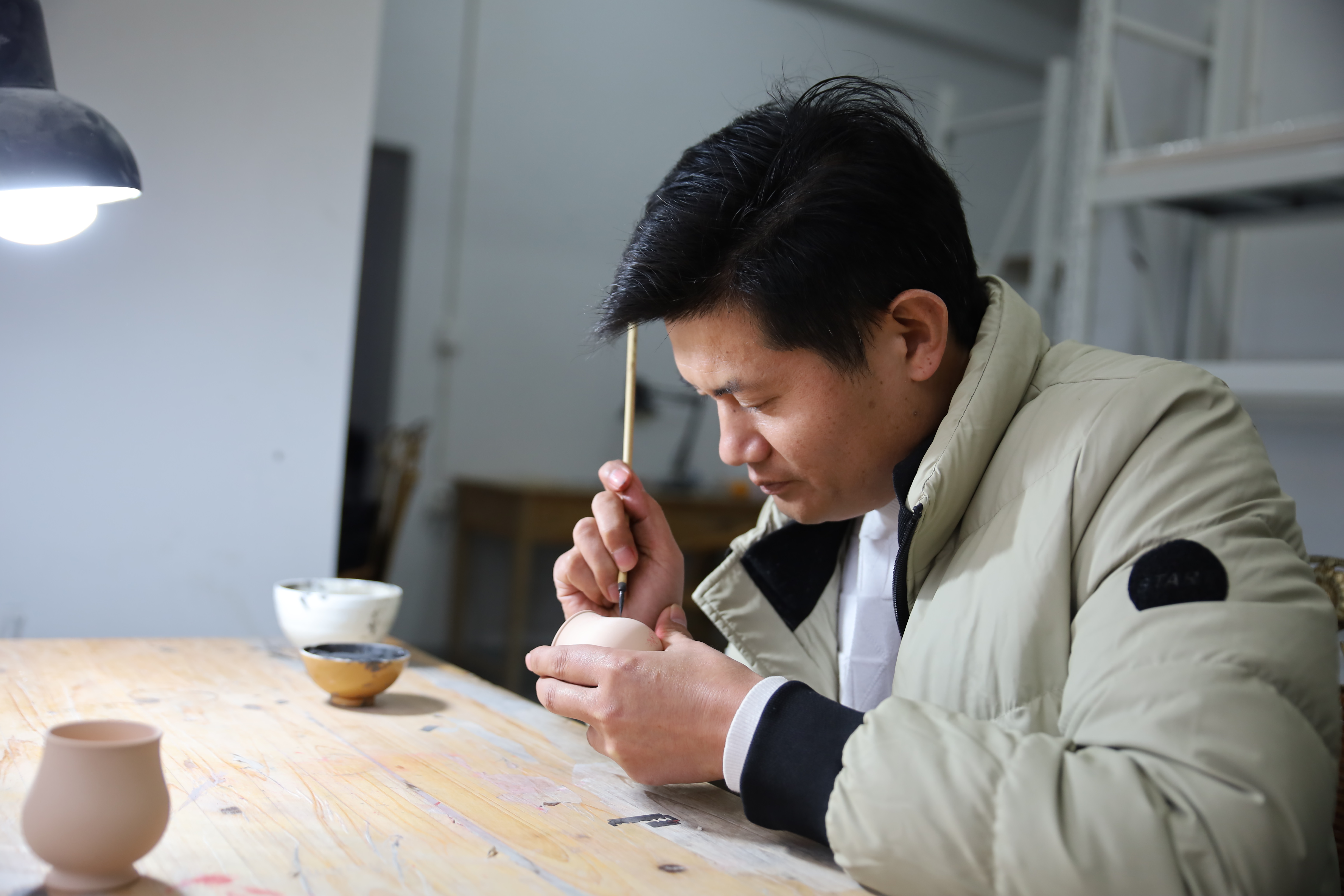 小桥窑｜十大经典之双栖图系列：瓷上对影，一世成双(图1)