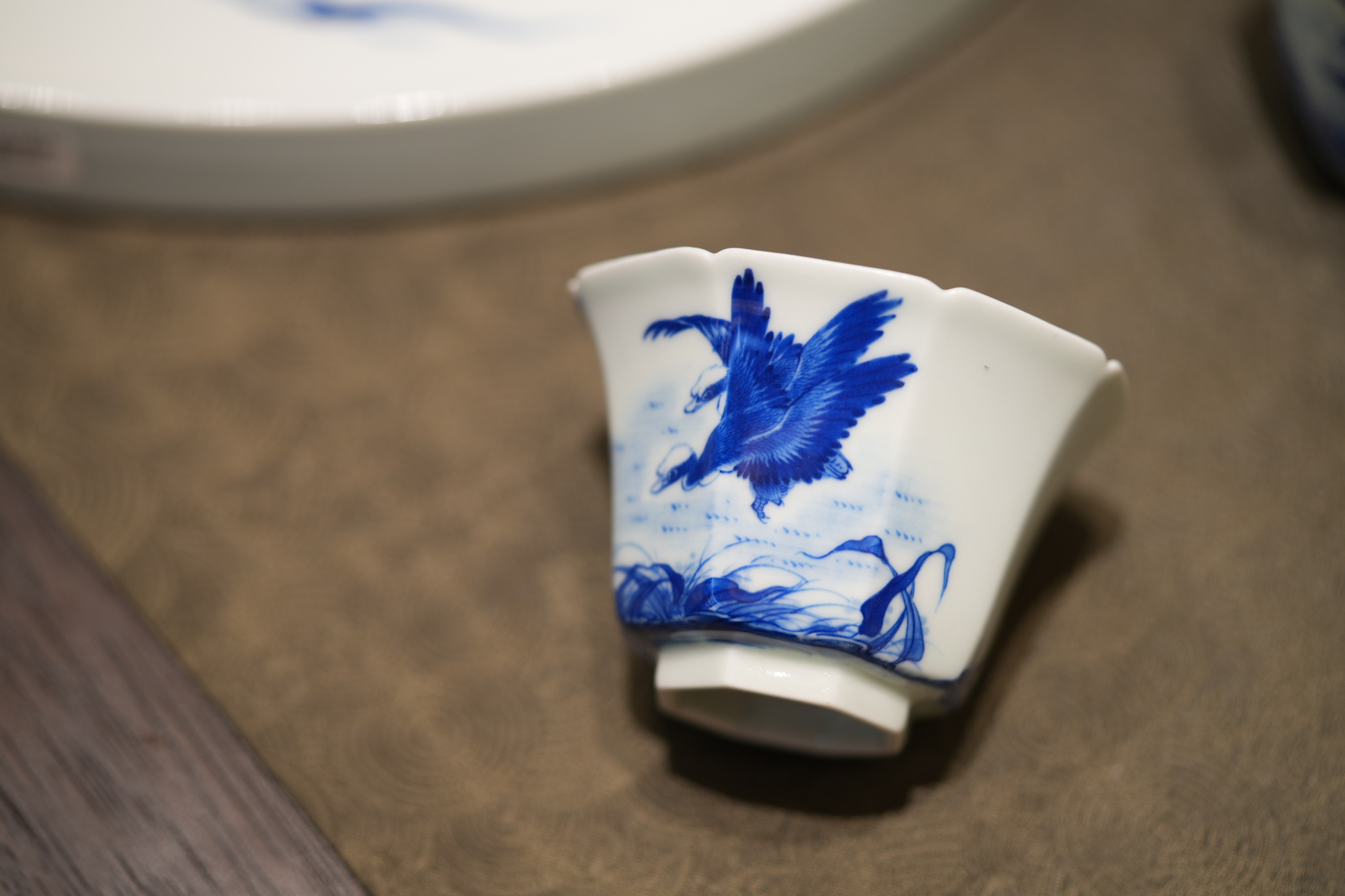 小桥窑｜十大经典之平沙落雁系列：一曲青花千年韵，满纸乡愁万里心(图5)