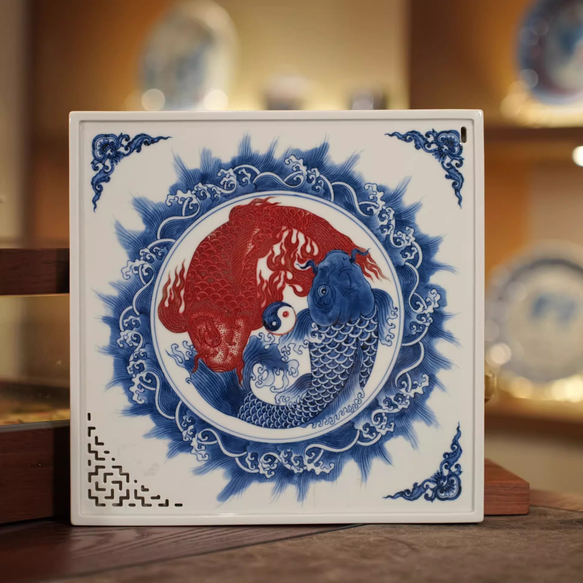 屹朴堂青花釉里红经典画片推荐(图1)