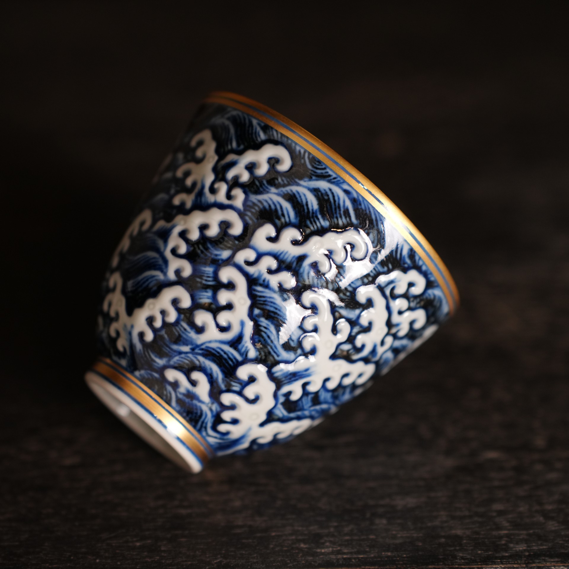 舜瓷天工一品，让永宣青花在现代茶席上重生(图3)