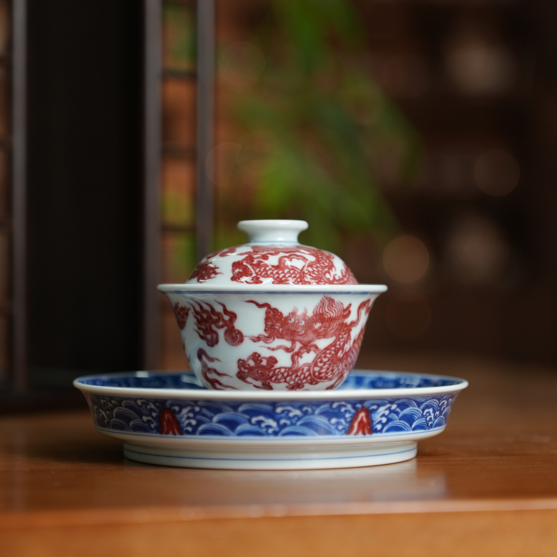 非遗匠人刘建锋的“冰火博弈”：在1300℃窑火中复活明代釉里红神韵(图3)