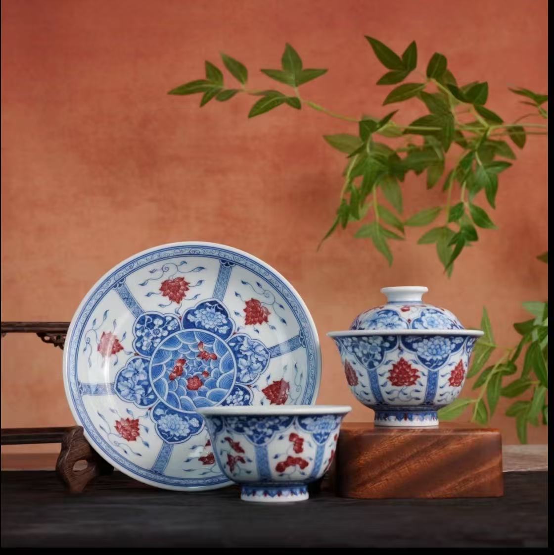 刘建锋窑·每日甄选 | 当青花邂逅釉里红