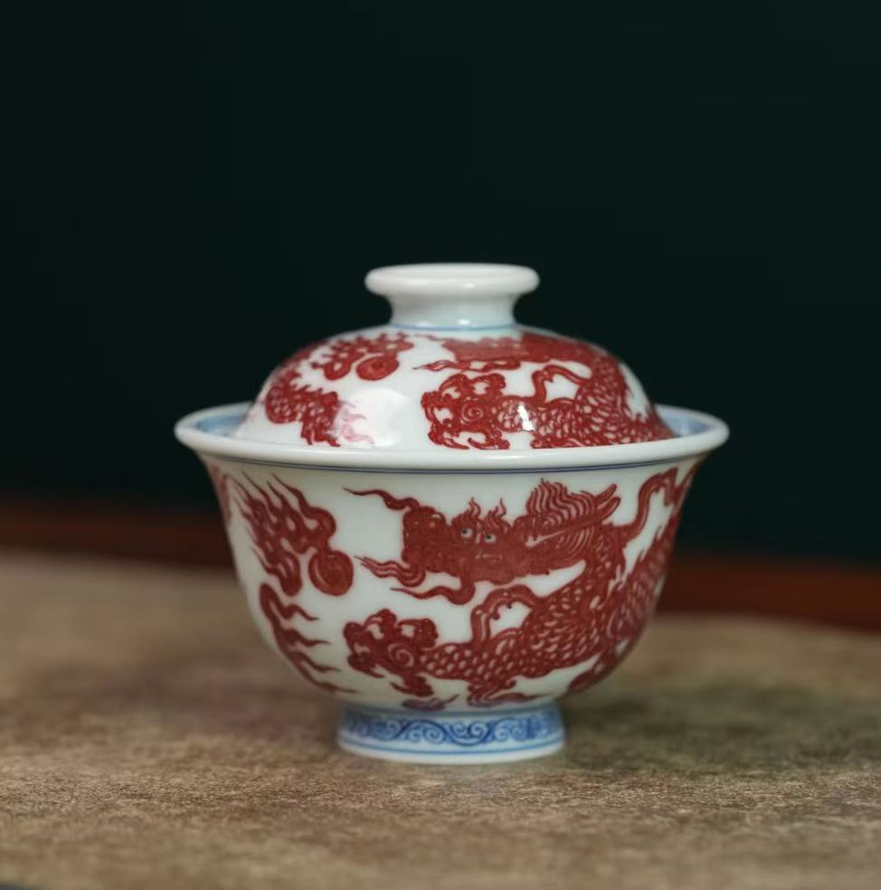 穿越周期的茶席“蓝筹股”：刘建锋窑原矿釉里红(图2)