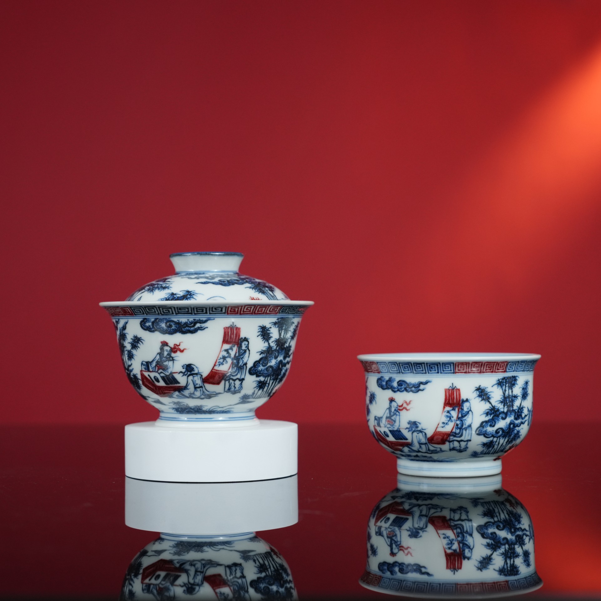 片云晚谷:承百年窑火,以“三煅九染”重塑当代原矿釉里红标杆(图1) 片云晚谷:承百年窑火(图1)