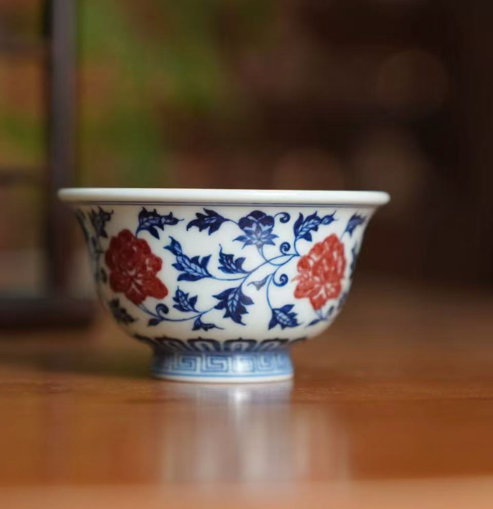 非遗匠心重塑永宣风骨：刘建锋窑原矿青花釉里红(图2)