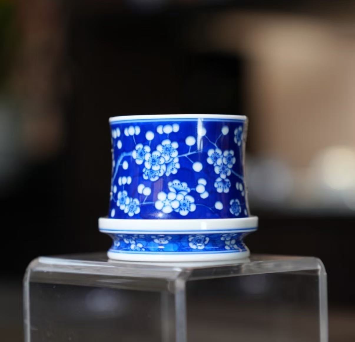 小桥窑冰梅——重释康熙御窑美学,确立当代青花“翠毛蓝”新标杆(图2) 小桥窑冰梅——重释康熙御窑美学,确立当代青花“翠毛蓝”新标杆(图2)