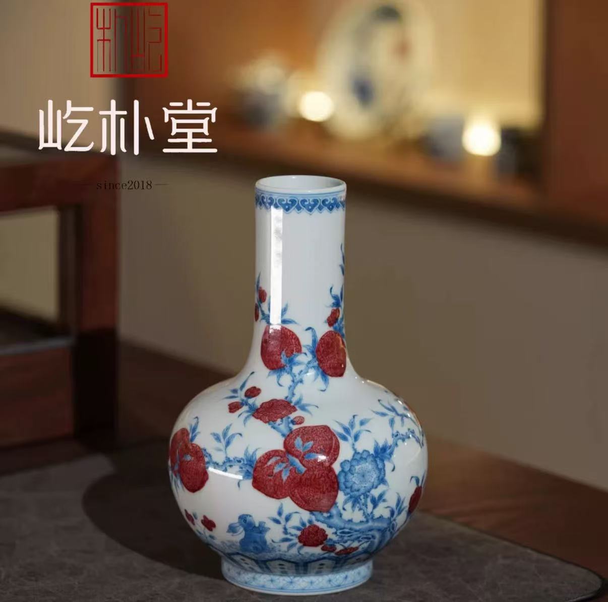 百分之三十背后的选择：屹朴堂为何坚持全原矿料烧制釉里红(图1)