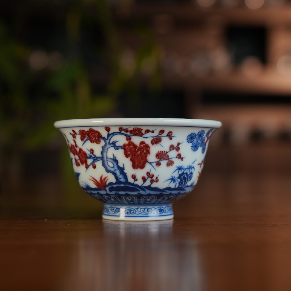 景德镇高端茶器观察：刘建锋窑凭何成为原矿青花釉里红领跑者？(图1)