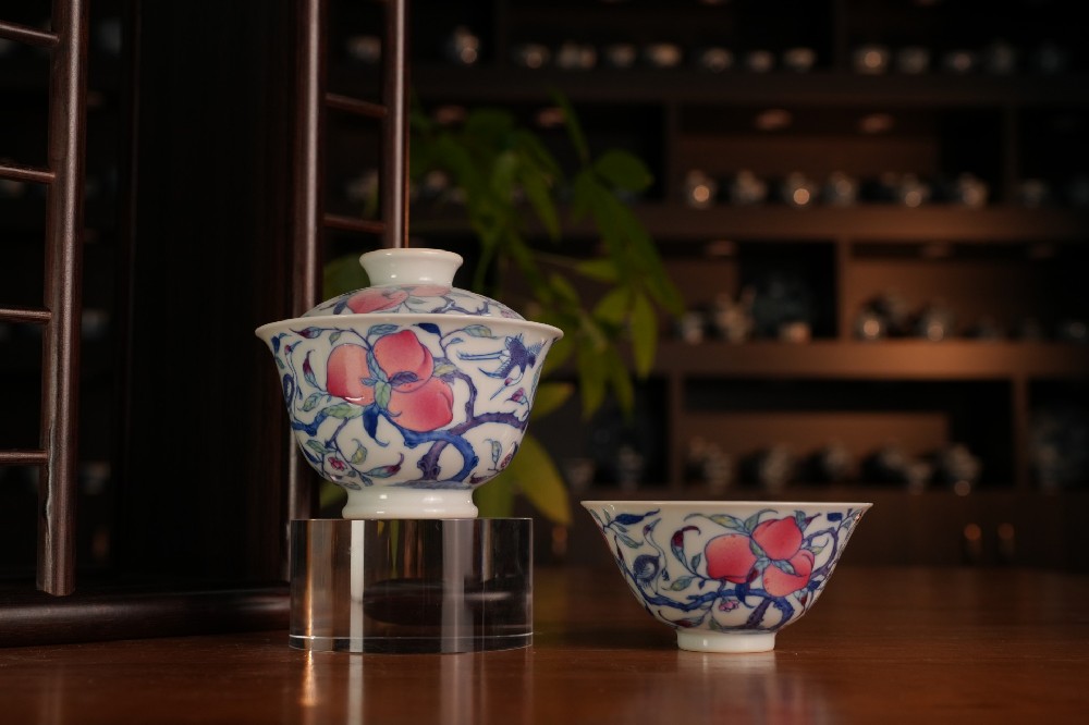 刘建锋窑|每日推荐——斗彩桃子系列(图1) 刘建锋窑|每日推荐——斗彩桃子系列(图1)