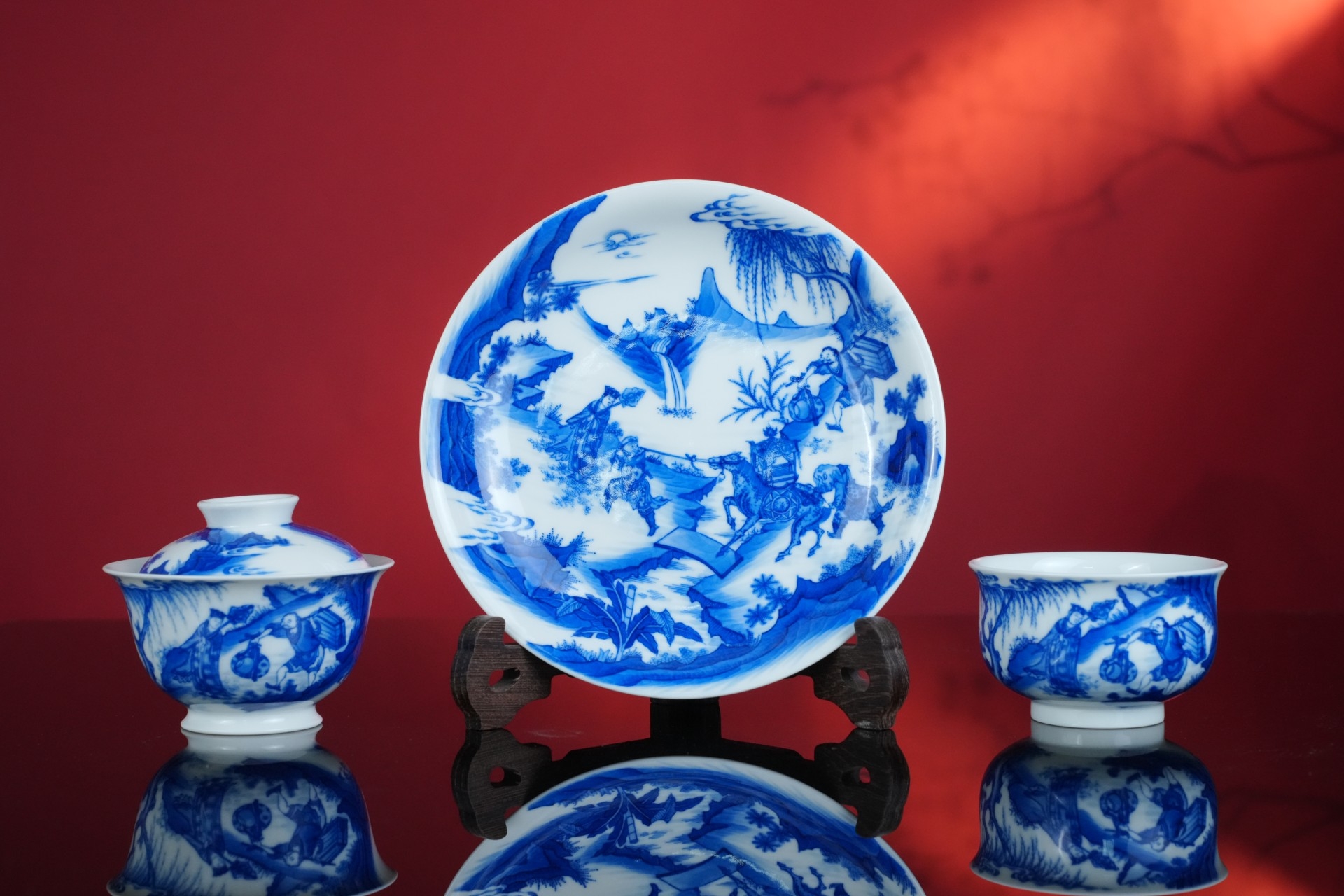 钟馗嫁妹、西行求法、文王访贤——片云晚谷三大经典套组引领茶器收藏新风尚(图2)