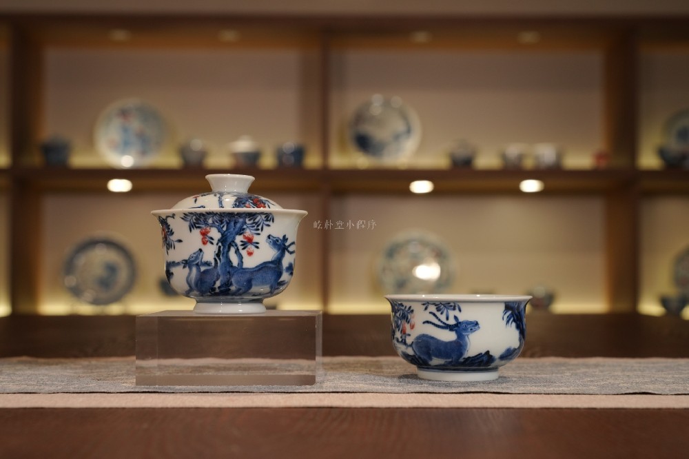 匠心臻品 | 屹朴堂青花釉里红藏羚羊套组(图1) 匠心臻品 | 屹朴堂青花釉里红藏羚羊套组(图1)