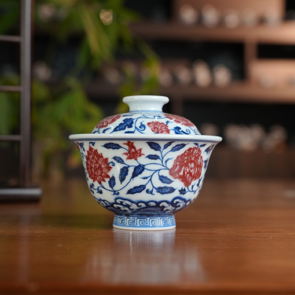 原矿淬窑火 明韵入茶席——刘建锋窑原矿釉里红窑口瓷站稳当代柴窑一线(图2) 原矿淬窑火 明韵入茶席——刘建锋窑原矿釉里红窑口瓷站稳当代柴窑一线(图2)