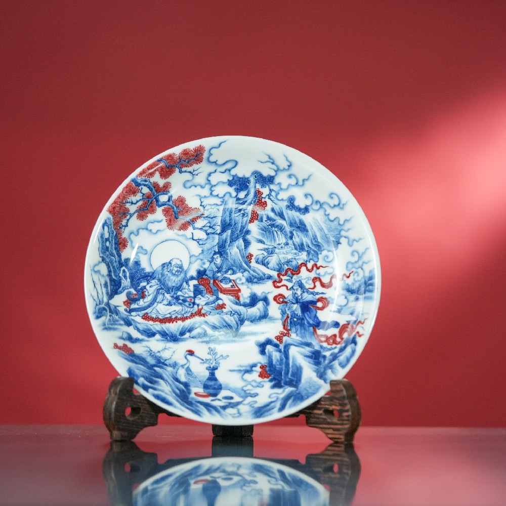 沉在釉下的那一抹红：片云晚谷以明式釉里红立窑口根基(图1)