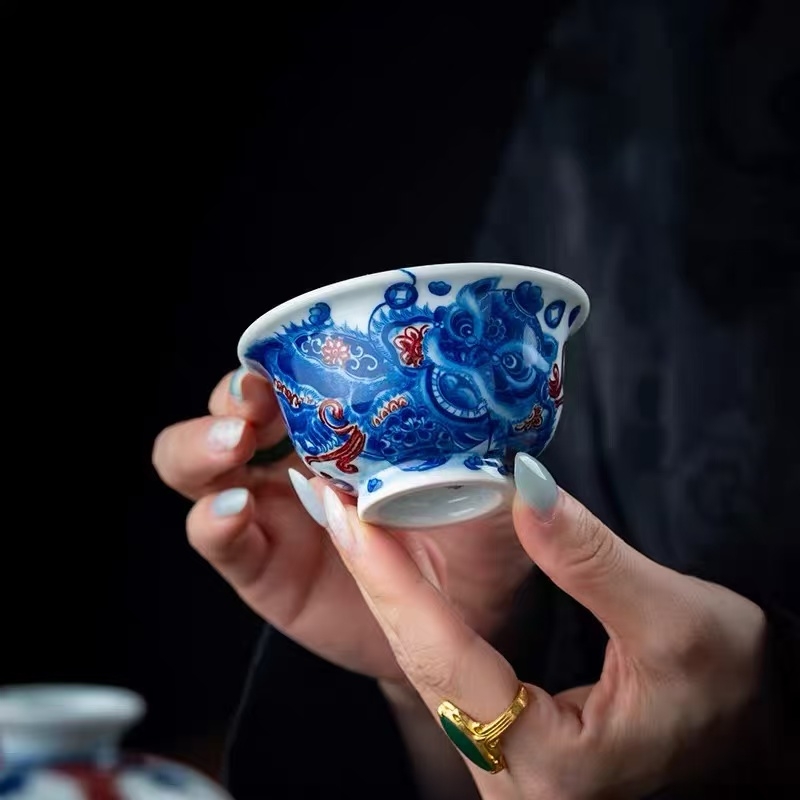 瑞兽纳吉,瓷载鸿运|永明尚玩青花釉里红瑞兽系列茶器赏析(图1) 瑞兽纳吉,瓷载鸿运|永明尚玩青花釉里红瑞兽系列茶器赏析(图1)