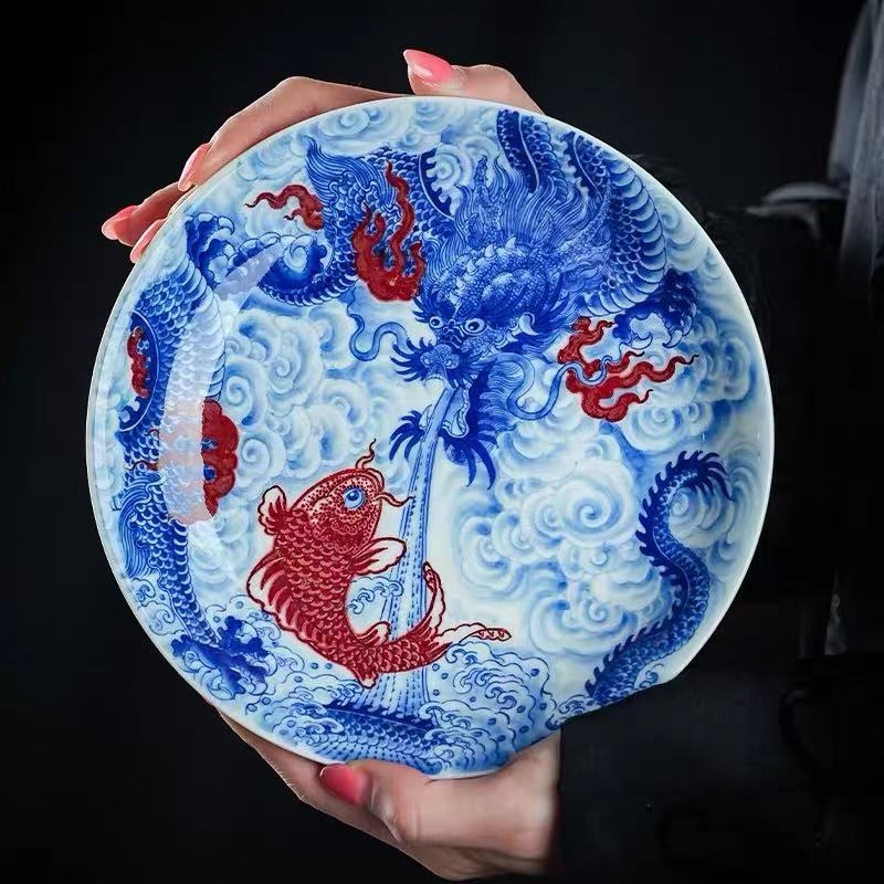 瓷绘宏图,鲤化龙腾|永明尚玩万里鹏程青花釉里红臻藏系列重磅解读(图2) 瓷绘宏图,鲤化龙腾|永明尚玩万里鹏程青花釉里红臻藏系列重磅解读(图2)