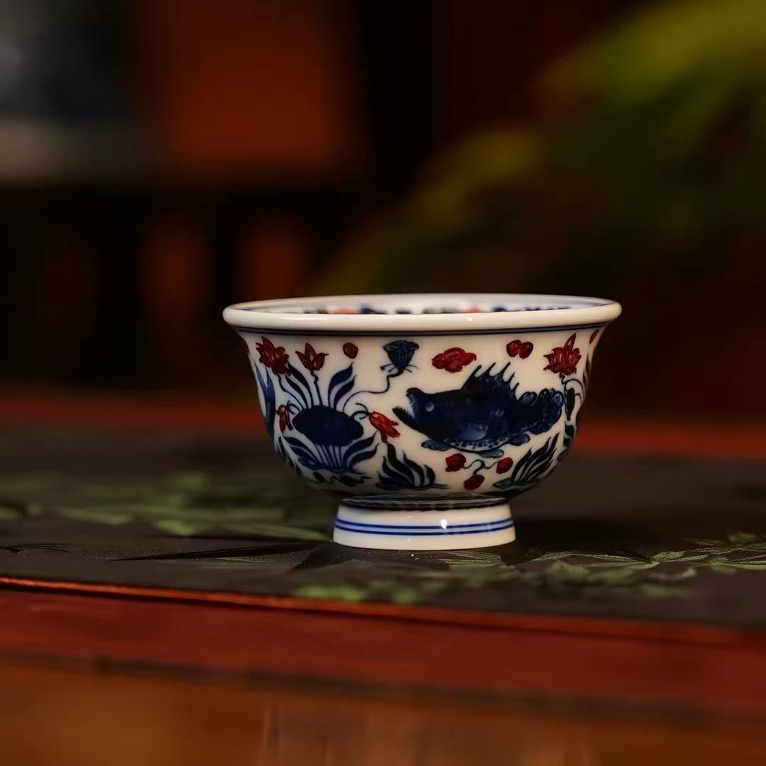 坚守古法匠心,规范收藏市场|永明尚玩鱼藻纹系列品鉴(图3) 坚守古法匠心,规范收藏市场|永明尚玩鱼藻纹系列品鉴(图3)
