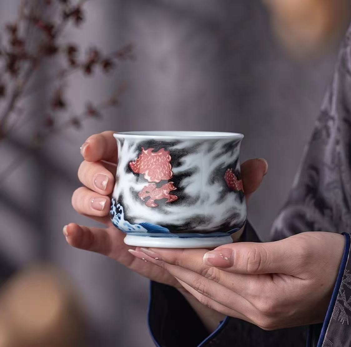龙骧云起,瓷绘龙腾|阳春白雪龙骧云起墨云釉里红龙纹系列(图3) 龙骧云起,瓷绘龙腾|阳春白雪龙骧云起墨云釉里红龙纹系列(图3)