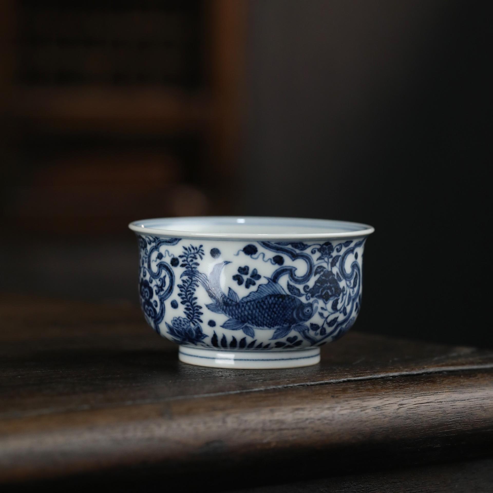 松竹梅、鱼藻纹与玉脂善缘:布一窑茶器系列构成(图2) 松竹梅、鱼藻纹与玉脂善缘:布一窑茶器系列构成(图2)