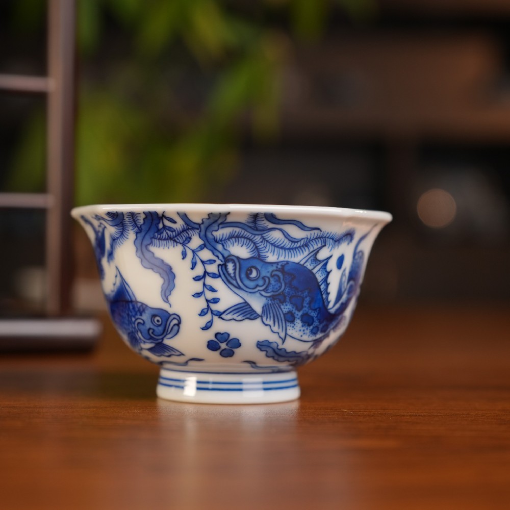 窑火承永宣,匠心见真章|刘建锋窑柴窑青花,当代柴窑青花值得入手的收藏茶器(图2) 窑火承永宣,匠心见真章|刘建锋窑柴窑青花,当代柴窑青花值得入手的收藏茶器(图2)