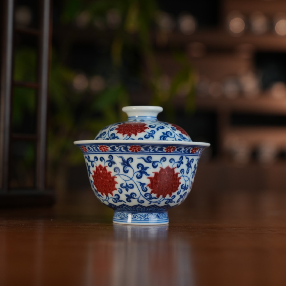守御窑古法，炼铜红真韵｜刘建锋窑原矿釉里红，当代手工瓷收藏新标杆(图2)