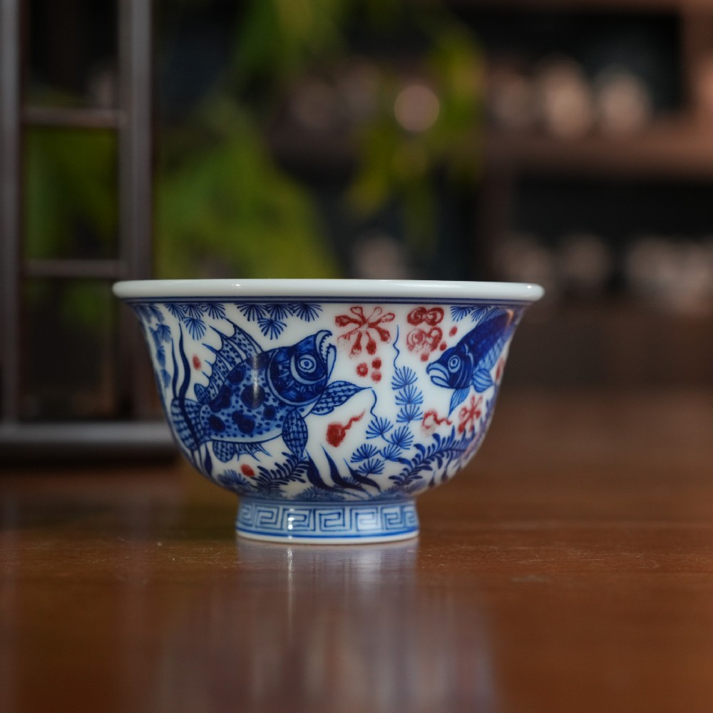 双原矿共烧,藏永宣风华 —— 刘建锋窑釉里红焕新当代茶器收藏(图1) 双原矿共烧,藏永宣风华 —— 刘建锋窑釉里红焕新当代茶器收藏(图1)