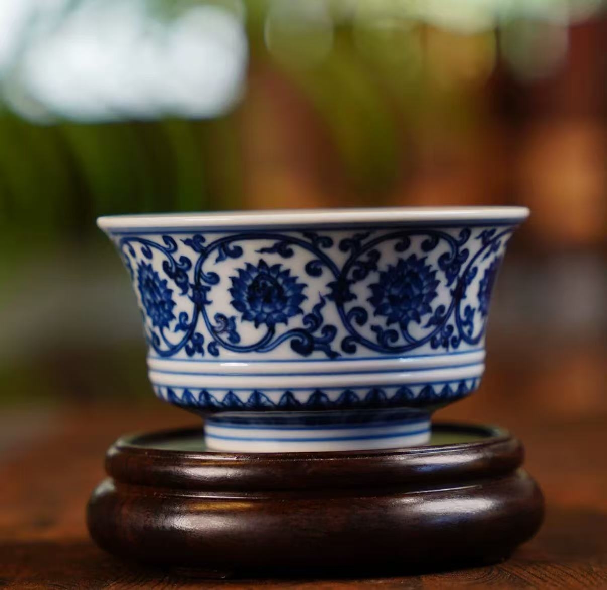 禅莲入瓷,青花传韵|刘建锋窑青花缠枝金刚莲系列(图2) 禅莲入瓷,青花传韵|刘建锋窑青花缠枝金刚莲系列(图2)