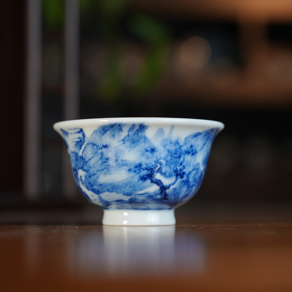 柴窑青花,藏于一杯永宣风骨(图2) 柴窑青花,藏于一杯永宣风骨(图2)
