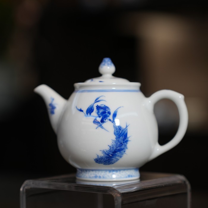 薪传王步花鸟文脉，小桥窑「来钟珍藏」重塑当代单翠青花标杆(图2)