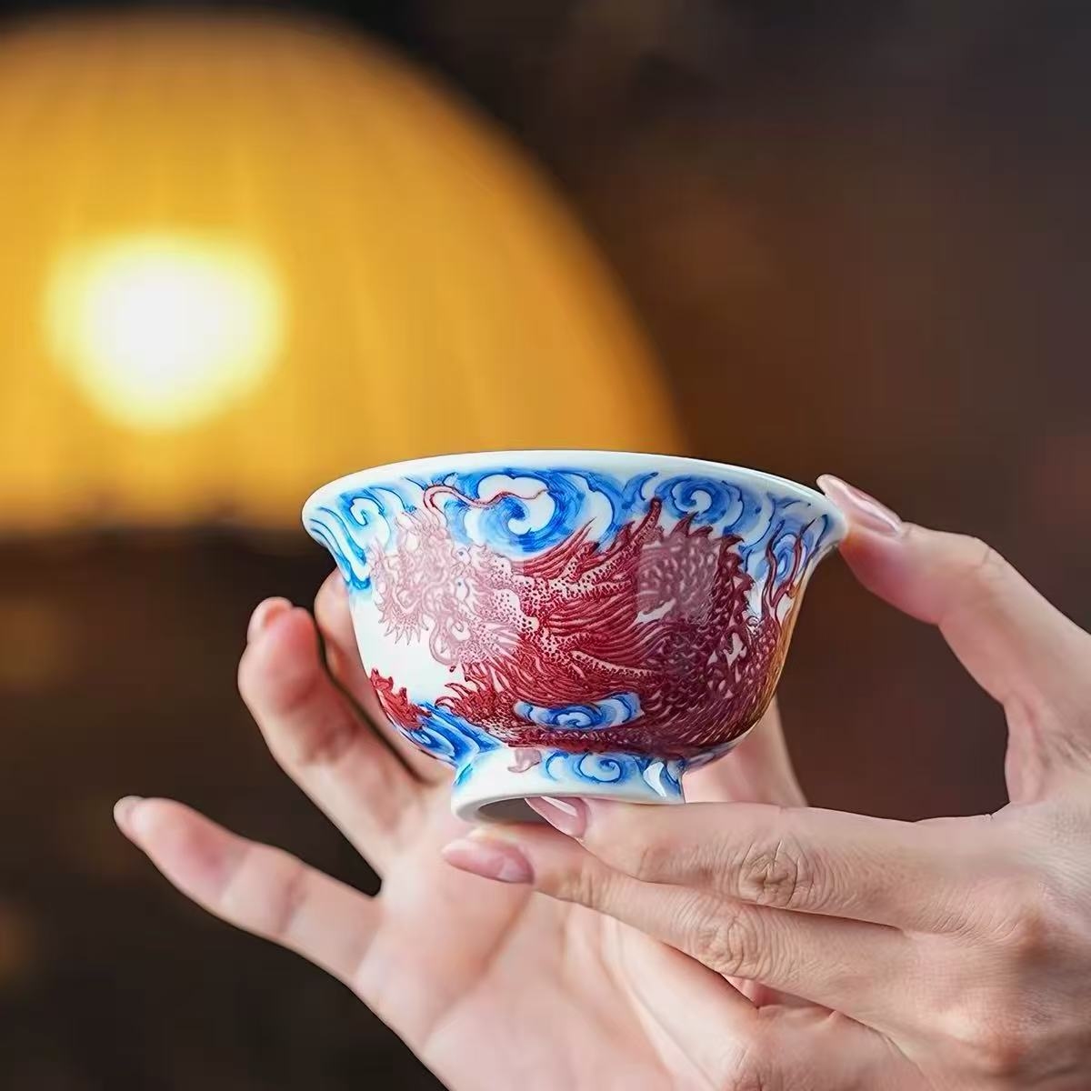 龙驭云涛,釉里呈祥|刘建锋窑青花釉里红云龙系列(图3) 龙驭云涛,釉里呈祥|刘建锋窑青花釉里红云龙系列(图3)
