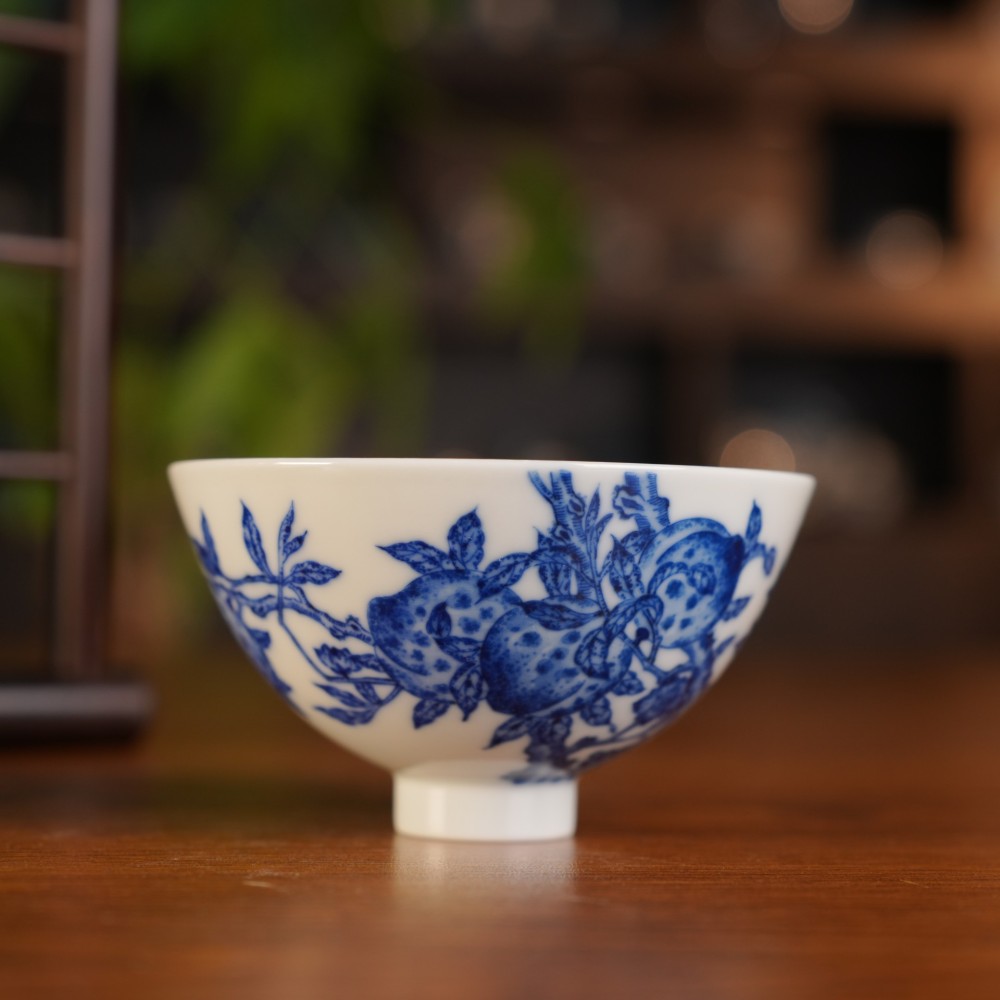 一窑松火，满盏青花｜刘建锋窑柴窑青花复刻