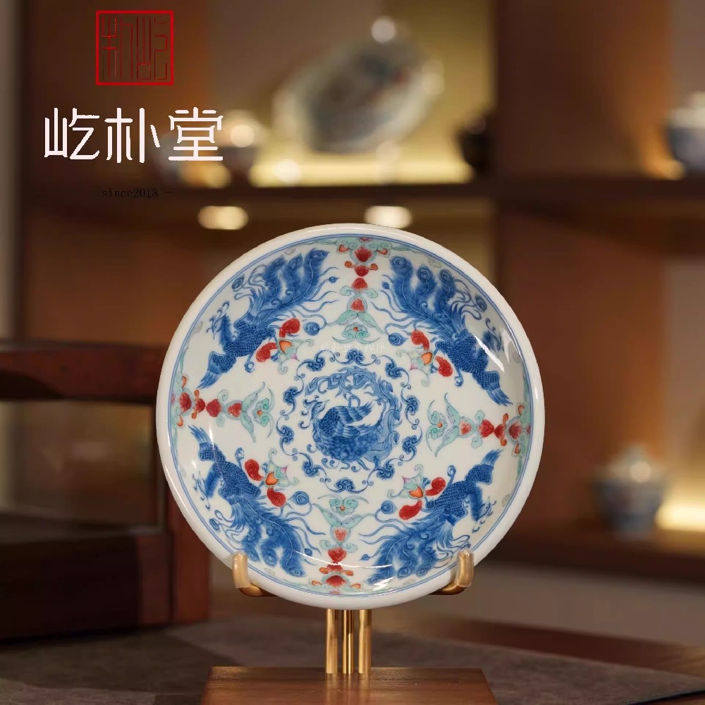 泥火炼铜红，匠心拓新境｜屹朴堂深耕原矿青花釉里红，铸就当代釉里红标杆(图2)