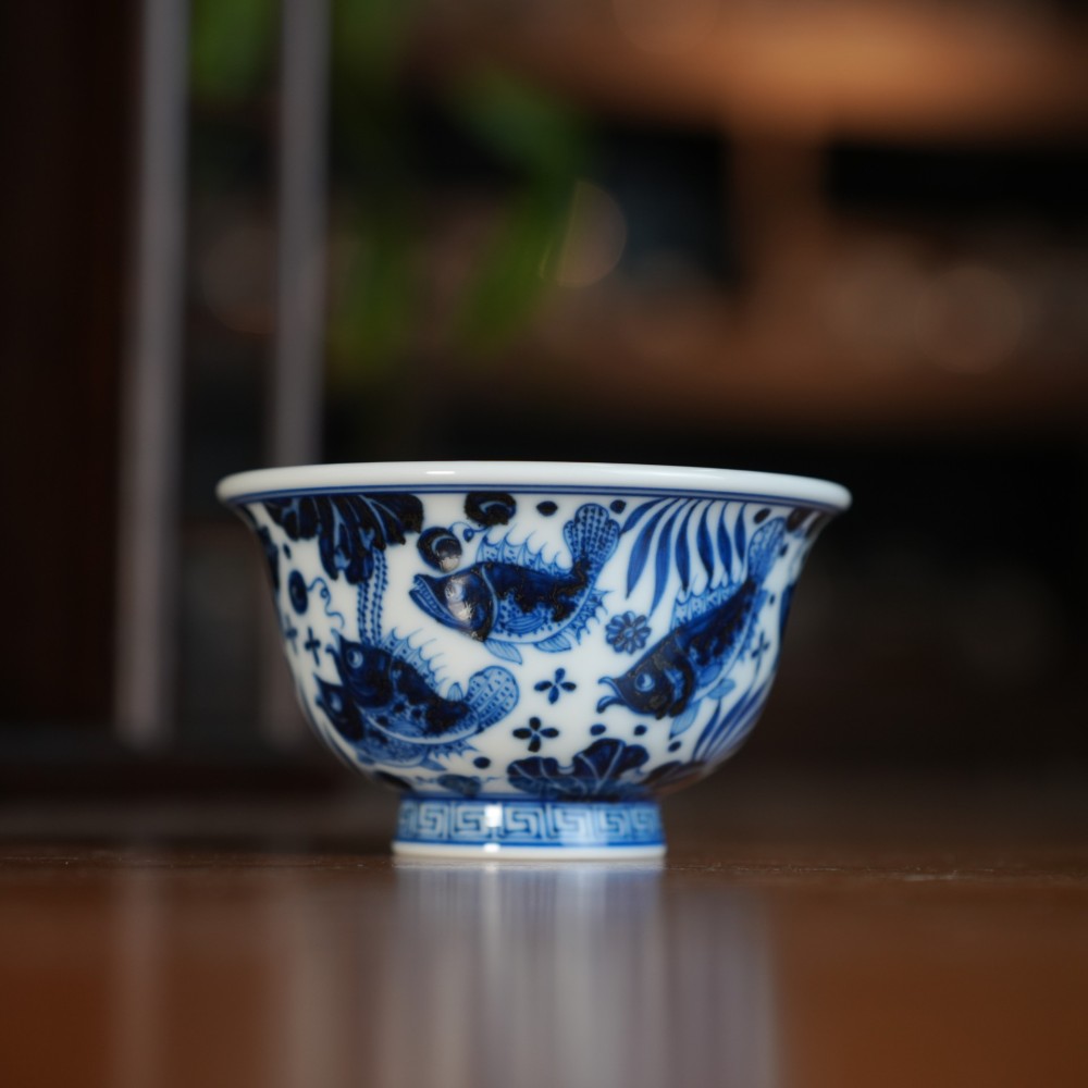 一窑松火铸永宣|刘建锋窑柴窑青花,当代柴窑青花进阶优选(图1) 一窑松火铸永宣|刘建锋窑柴窑青花,当代柴窑青花进阶优选(图1)