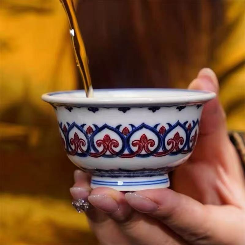 宝相呈瑞，匠造青花｜永明尚玩青花釉里红宝